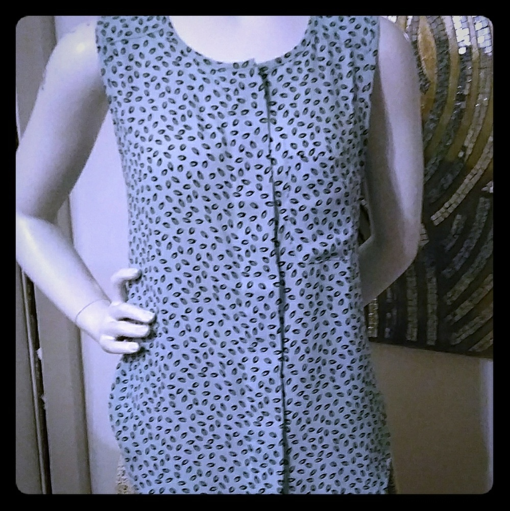 Loft Sleeveless Light Blue Blouse S Small
